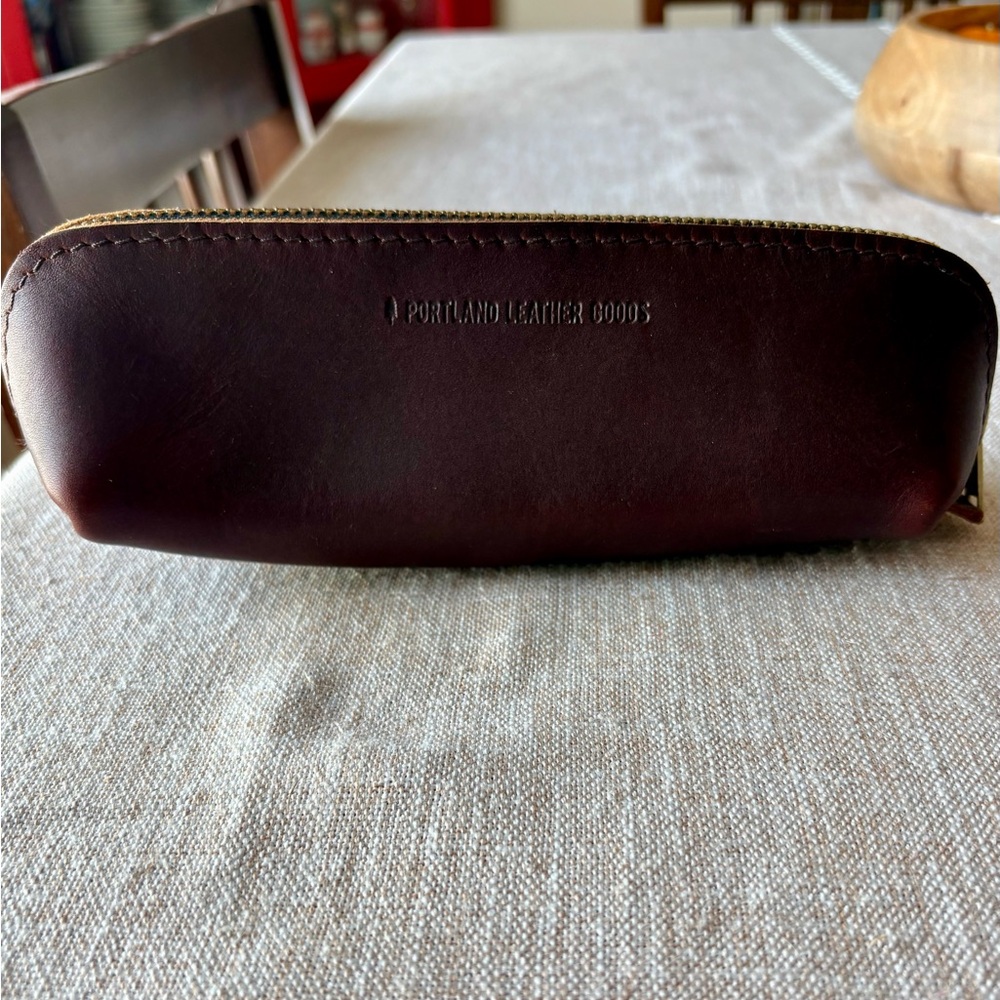 NWOT Portland Leather Goods Sidekick Pouch Cognac